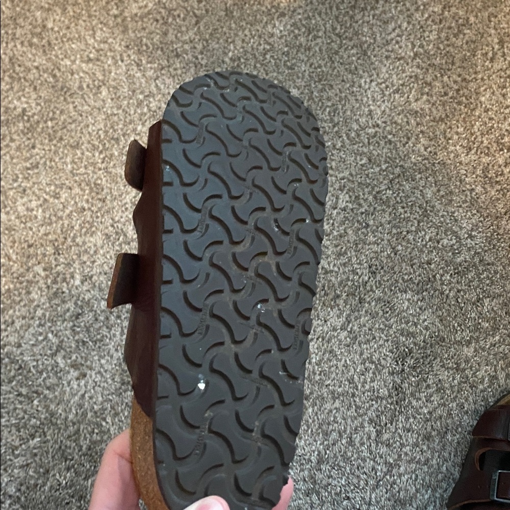 Men's Birkenstock Arizona Brown Leather - Picture 4 of 5